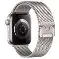 Apple Watch 10 42mm Metal İnce Spor Premium Hasır Kordon Krd-121