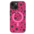 Apple İphone 13 Kılıf Magsafe Şarj  Polka Dot Desenli Youngkit Spots Series Kapak