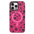 Apple İphone 13 Pro Kılıf Magsafe Şarj  Polka Dot Desenli Youngkit Spots Series Kapak