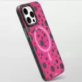 Apple İphone 13 Pro Kılıf Magsafe Şarj  Polka Dot Desenli Youngkit Spots Series Kapak