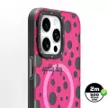 Apple İphone 13 Pro Kılıf Magsafe Şarj  Polka Dot Desenli Youngkit Spots Series Kapak