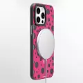 Apple İphone 13 Pro Kılıf Magsafe Şarj  Polka Dot Desenli Youngkit Spots Series Kapak