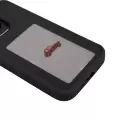 Apple iPhone 14 Kılıf Ekranı Yansıtan Lopard Akıllı NFC Kapak