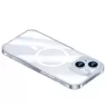 Apple İphone 14 Kılıf Magsafe Şarj Özellikli Benks Magnetic Shiny Glass Serisi Kapak