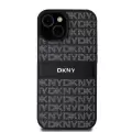 Apple İphone 15 Kılıf Dkny Lisanslı 3d Yazılı Repeat Texture Pattern Kapak