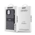 Apple İphone 15 Kılıf Dkny Lisanslı 3d Yazılı Repeat Texture Pattern Kapak