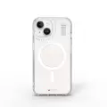 Apple İphone 15 Kılıf Magsafe Şarj Özellikli Şeffaf Transparan Wiwu Turkey D Serisi Kapak