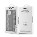 Apple İphone 15 Plus Kılıf Dkny Lisanslı 3d Yazılı Checkered Pattern Kapak