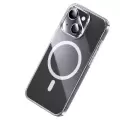Apple İphone 15 Plus Kılıf Magsafe Şarj Özellikli Benks ​​​​​​crystal Serisi Şeffaf Kapak