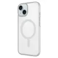 Apple iPhone 15 Plus Kılıf Wireless Şarj Özellikli Sert PC Lopard Mat Riksos Magsafe Kapak