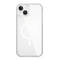 Apple İphone 15 Plus Kılıf Wiwu Bc-022 Magsafe Şarj Özellikli Şeffaf Transparan Kapak