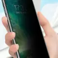 Apple iPhone 15 Pro Hayalet 9d Temperli Cam Ekran Koruma Tam Kaplayan Privacy Ahize Korumalı Anti Dust