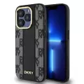 Apple İphone 15 Pro Kılıf Dkny Lisanslı 3d Yazılı Checkered Pattern Kapak