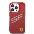 Apple İphone 15 Pro Kılıf Ferrari Orjinal Lisanslı Transparan Sf Yazılı Kenarları Renk Geçişli Kapak