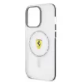 Apple İphone 15 Pro Max Kılıf Ferrari Orjinal Lisanslı Magsafe Şarj Özellikli Kontrast Bumper Sf Ring Kapak