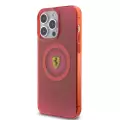 Apple İphone 15 Pro Max Kılıf Ferrari Orjinal Lisanslı Magsafe Şarj Özellikli Parçalanan Noktalar Desenli Kapak