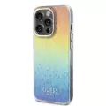 Apple İphone 15 Pro Max Kılıf Guess Lisanslı Yazı Logolu Mirror Disco Kapak