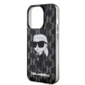 Apple İphone 15 Pro Max Kılıf Karl Lagerfeld Iml İkonik Monogram Lisanslı Kapak