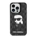 Apple İphone 15 Pro Max Kılıf Karl Lagerfeld Iml İkonik Monogram Lisanslı Kapak