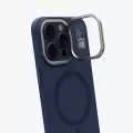 Apple İphone 15 Pro Max Kılıf Magsafe Şarj Özellikli Kamera Standlı Silikon Youngkit Bitty Cream Kapak