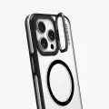 Apple İphone 15 Pro Max Kılıf Magsafe Şarj Özellikli Sararma Önleyici Youngkit Crystal Grid Kapak