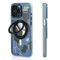 YoungKit iPhone 15 Pro Max Kılıf - 360° Standlı Starship Serisi