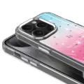 Apple iPhone 15 Pro Max Kılıf Simli Desenli Parlak  Task Kapak