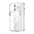 Apple İphone 15 Pro Max Kılıf Wiwu Zys-013 Magsafe Şarj Özellikli Renkli Kamera Çerçeveli Şeffaf Jelly Kapak