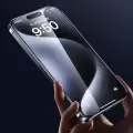 Apple İphone 15 Pro Max Wiwu Gt-009 Polimer Oleofobik Kaplama Şeffaf Pürüzsüz Temperli Cam Ekran Koruyucu