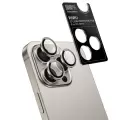 Apple İphone 15 Wiwu Wi-ıp002 2in1 Temperli Cam Ahize Toz Önleyici Ekran Koruyucu Ve Kamera Lens Koruyucu Set