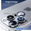 Apple İphone 16 Lens Kamera Koruyucu Premium Safir Parmak İzi Bırakmayan CL-12