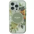 Apple İphone 16 Pro Guess Marka Lisanslı Magsafe Şarj  Flower Tonal Circle Kapak