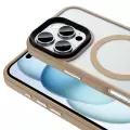 Apple İphone 16 Pro Max Kılıf Kamera Hassas Buton Magsafe Şarj Destekli Arkası Mat Flet Kapak