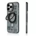 Apple İphone 16 Pro Max Kılıf Magsafe Şarj  Youngkit 360° Standlı Technology Series Kapak