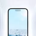 Apple İphone 16 Pro Wiwu Gt-010 Anti-reflective Polimer Oleofobik Kaplama Ultra İnce Temperli Cam Ekran Koruyucu