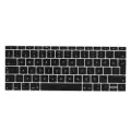 Apple Macbook 13.3 New Pro A1708 Silikon Ped Trasparan Uyumlu Şeffaf Klavye Koruyucu Türkçe Q