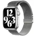 Apple Watch 10 42mm Metal İnce Spor Premium Hasır Kordon Krd-121