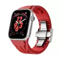 Apple Watch 42mm Krd-127 Metal Tokalı Silikon Kordon