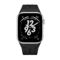 Apple Watch 42mm Krd-127 Metal Tokalı Silikon Kordon