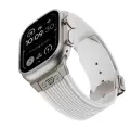 Apple Watch 42mm Lopard KRD-113 Spor Görünümlü Silikon Kordon
