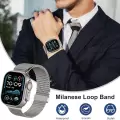 Apple Watch 44mm Metal Hasır Hafif Kordon Hava Kanallı | KRD-121