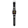 Apple Watch 7 45mm Karl Lagerfeld Orjinal Lisanslı İkonik Karl & Choupette Logolu Silikon Kordon