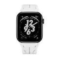 Apple Watch 7 45mm Krd-127 Metal Tokalı Silikon Kordon