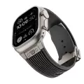 Apple Watch 7 45mm Lopard KRD-113 Spor Görünümlü Silikon Kordon