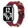 Apple Watch 7 45mm Lopard KRD-97 Sarmal Örgü Tasarımlı Kordon