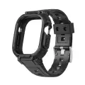 Apple Watch 7 45mm Wiwu Wi-wb014 Armor Series 2in1 Sert Pc Kasa Koruyuculu Silikon Kordon