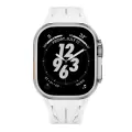 Apple Watch Ultra 49mm Krd-127 Metal Tokalı Silikon Kordon