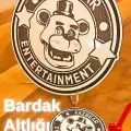 Fazbear Fnaf Ahşap Masa-Ofis Süsü 3d Kabartmalı Obje Tablo + Bardak Altlığı Freddy’nin Pizza Dükkânı’nda Beş Gece