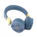 Guess Orjinal Lisanslı 4g Metal Logo Pu Deri Ayarlanabilir Kulak Üstü Bluetooth Kulaklık