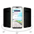 Huawei P20 Lite Lopard 5D Privacy Cam Ekran Koruyucu